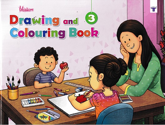 BLOSSOM DRAWING AND COLOURING BOOK 3 | Target