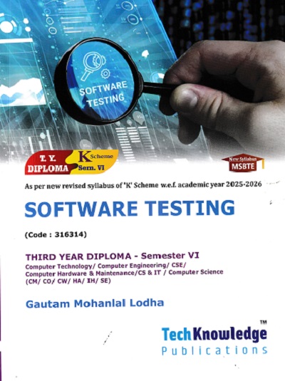 SOFTWARE TESTING | GAUTAM MOHANLAL LODHA | TECHKNOWLEDGE