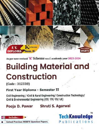 BUILDING MATERIAL AND CONSTRUCTION | POOJA D PAWAR | TECHKNOWLEDGE