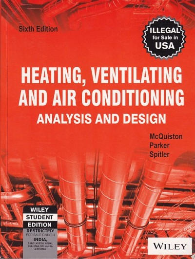 HEATING, VENTILATING AND AIR CONDITIONING | MCQUISTON , PARKER , SPITLER | Wiley