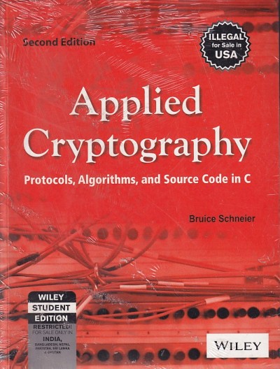 APPLIED CRYPTOGRAPHY | BRUICE SCHNEIER | Wiley