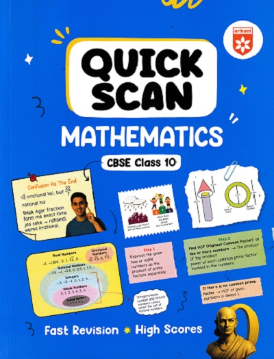QUICK SCAN MATHEMATICS CBSE CLASS 10 | ARIHANT
