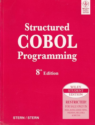 STRUCTURED COBOL PROGRAMMING | NANCY STERN , ROBERT A. STERN | Wiley