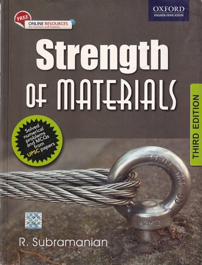 STRENGTH OF MATERIALS | R. SUBRAMANIAN | Oxford