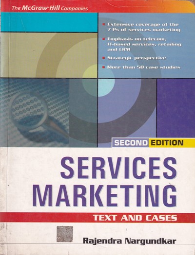 SERVICES MARKETING | RAJENDRA NARGUNDKAR | McGraw Hill