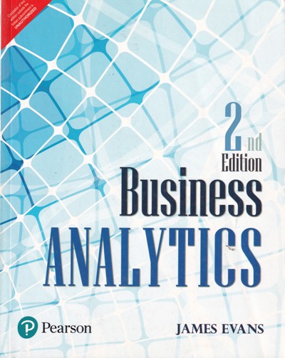 BUSINESS ANALYTICS | JAMES EVANS | Pearson