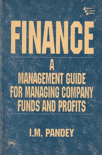 FINANCE | I M PANDEY | PHI