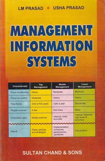 MANAGEMENT INFORMATION SYSTEM | L. M. PRASAD , USHA PRASAD | Sultan Chand & Sons