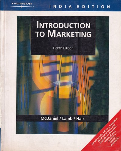 INTRODUCTION TO MARKETING | MCDANIEL , LAMB , HAIR | Thomson