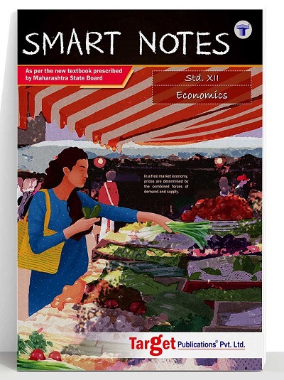 Smart Notes - Std 12 Economics Book | HSC Commerce and Arts Maharashtra Board | Target Publications