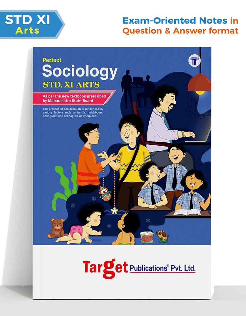 Std 11th Perfect Sociology Books | Arts Guide | Maharashtra State Board New Syllabus 2020-2021 | Target Publications