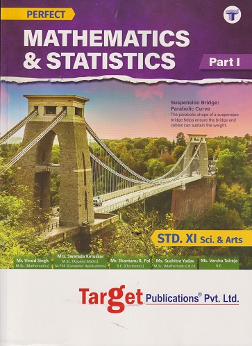 Std 11 Perfect Maths 1 Book | FYJC Maths Guide | Science and Arts Maharashtra State Board Notes | Based on Std 11th New Syllabus 2020 - 2021 | Also Includes Practice Problems, Activity Based Questions, Competitive Corner & Smart Check | Target Public