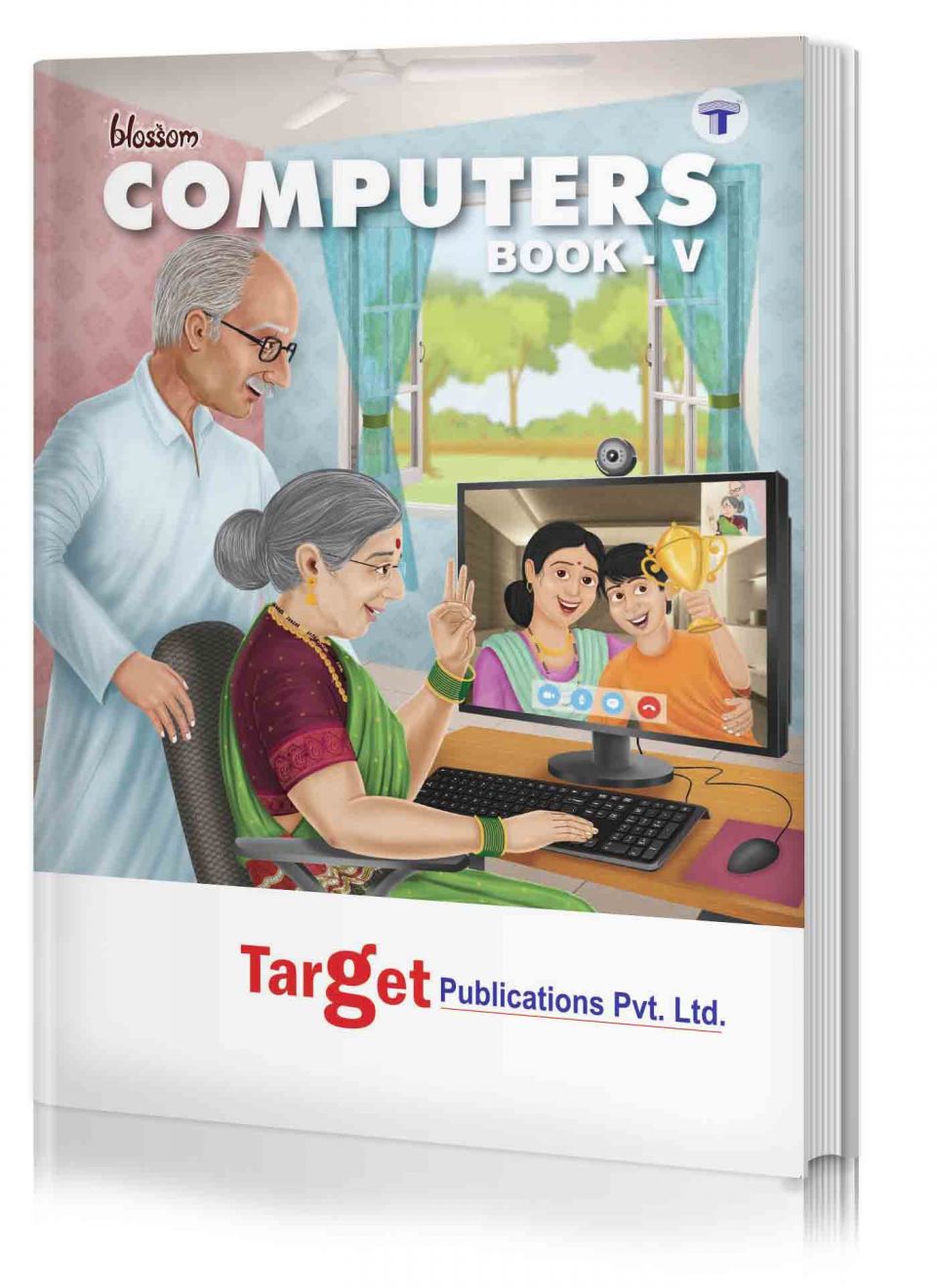 Blossom Basic Knowledge of Computer Learning Book for Kids | Level 5 | Knowledge on MS Office, Windows, Internet and MSW Logo | Target Publications