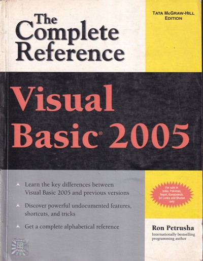 THE COMPLETE REFERENCE VISUAL BASIC 2005 | RON PETRUSHA | McGraw Hill