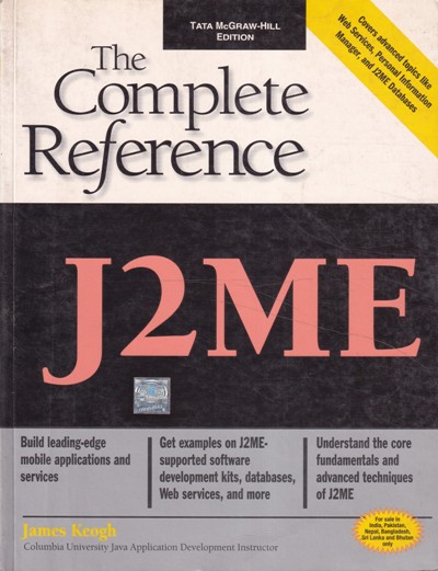 THE COMPLETE REFERENCE J2ME | JAMES KEOGH | McGraw Hill