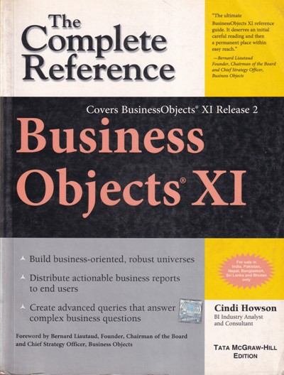 THE COMPLETE REFERENCE BUSINESS OBJECTS XI | CINDI HOWSON | McGraw Hill