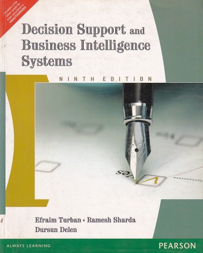 DECISION SUPPORT AND BUSSINESS INTELLIGENCE SYSTEMS | PEARSON
