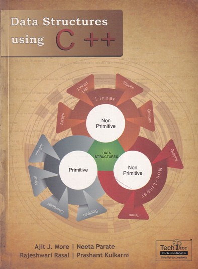 DATA STRUCTURES USING C ++ | AJIT J. MORE, NEETA PARATE, RAJESHWARI RASAL, PRASHANT KULKARNI | Shroff Publishers and Distributors (SPD)