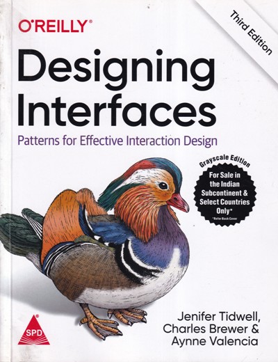 DESIGNING INTERFACES | JENIFER TIDWELL, CHARLES BREWER, AYNNE VALENCIA | Shroff Publishers and Distributors (SPD)