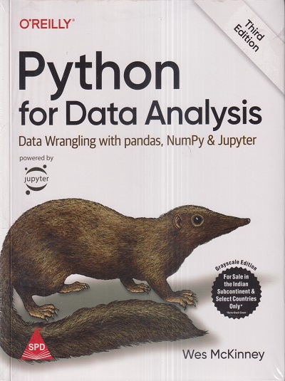OREILLY PYTHON FOR DATA ANALYSIS | WES MCKINNEY | Shroff Publishers and Distributors (SPD)