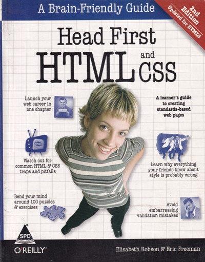 HEAD FIRST HTML AND CSS | ELISABETH ROBSON, ERIC FREEMAN | Shroff Publishers and Distributors (SPD)