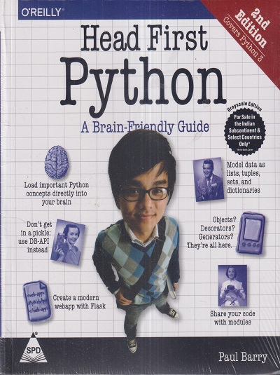 OREILLY HEAD FIRST PYTHON | PAUL BARRY | Shroff Publishers and Distributors (SPD)