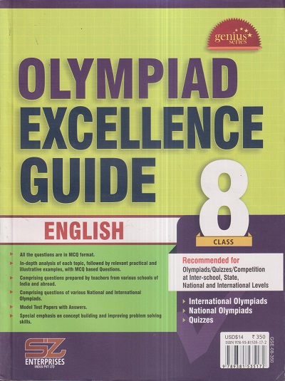 OLYMPIAD EXCELLENCE GUIDE ENGLISH Class 8 | SILVER ZONE