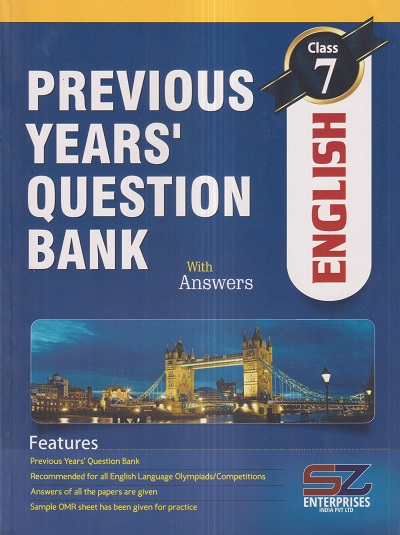 PREVIOUS YEARs QUESTION BANK With Answers ENGLISH OLYMPIAD Class 7 | SILVER ZONE
