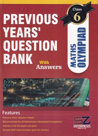 PREVIOUS YEARs QUESTION BANK With Answers MATHS OLYMPIAD Class 6 | SILVER ZONE