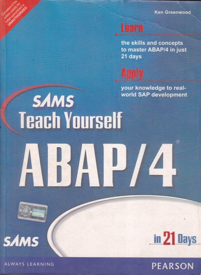 TEACH YOURSELF ABAP 4 IN 21 DAYS | KEN GREENWOOD | Pearson