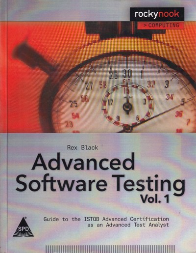 ADVANCED SOFTWARE TESTING VOL 1 | SPD | Shroff Publishers and Distributors (SPD)