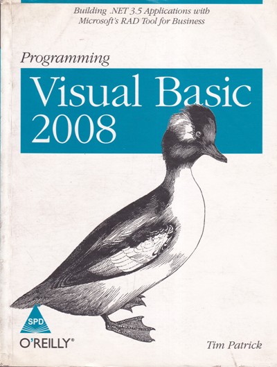 PROGRAMMING VISUAL BASIC 2008 | TIM PATRICK | Shroff Publishers and Distributors (SPD)