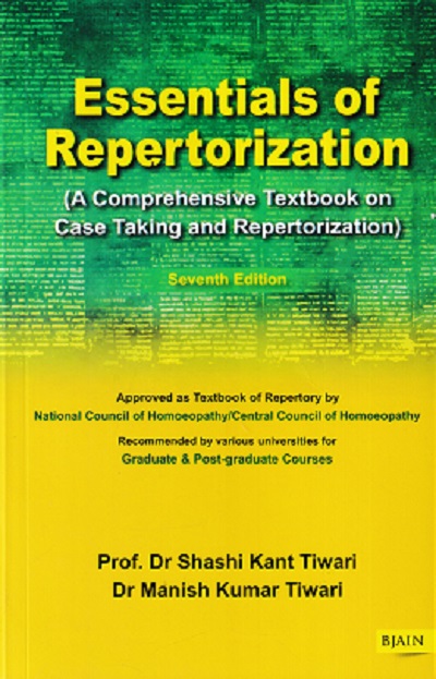 ESSENTIALS OF REPERTORIZATION | DR. SHASHI KANT TIWARI | B. JAIN