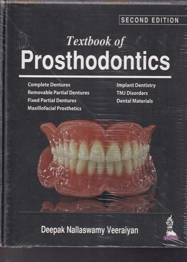 TEXTBOOK OF PROSTHODONTICS | DEEPAK NALLASWAMY VEERAIYAN | Jaypee