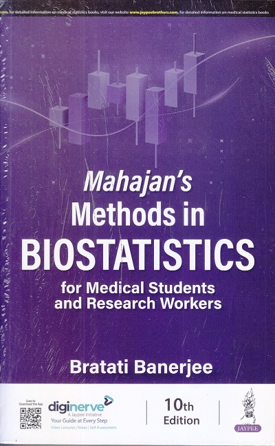 MAHAJANS METHODS IN BIOSTATISTICS FOR MEDICAL STUDENTS AND RESEARCH WORKERS | BRATATI BANERJEE | Jaypee