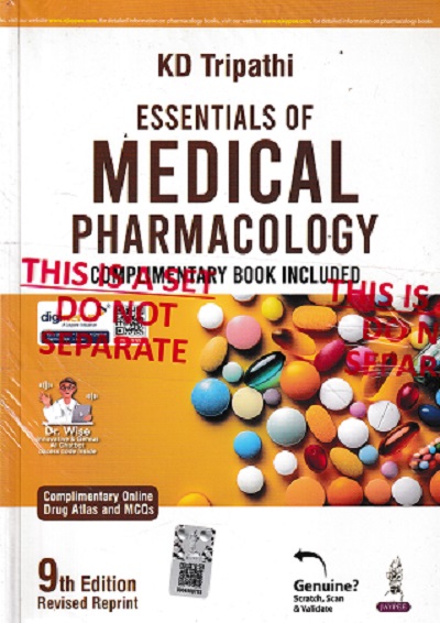 ESSENTIALS OF MEDICAL PHARMACOLOGY | KD TRIPATHI | Jaypee