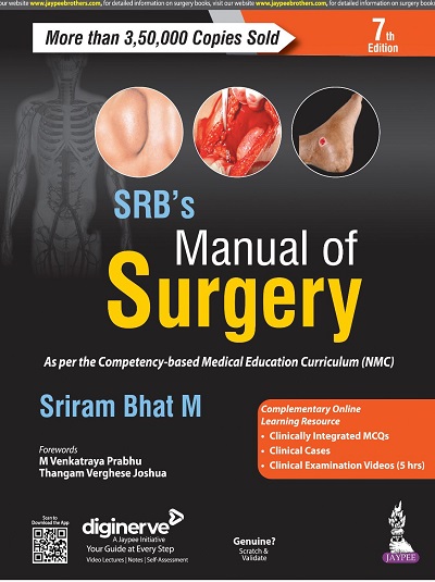 SRB'S MANUAL OF SURGERY | SRIRAM BHAT M | Jaypee