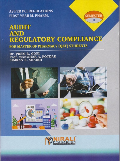 AUDIT AND REGULATORY COMPLIANCE : For Master of Pharmacy (QUT) Students (First Year FY M.Pharm Semester 2)