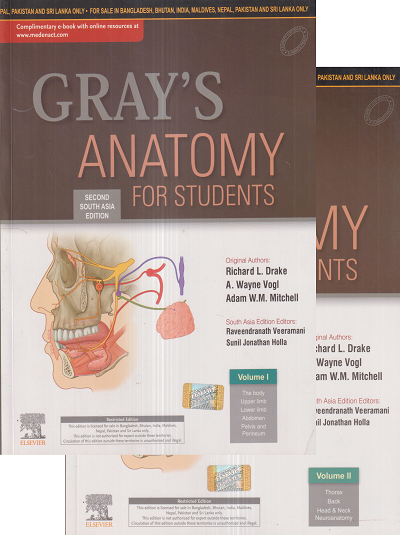 GRAYs ANATOMY For STUDENTS (Vol. I & II) | RAVEENDRANATH VEERAMANI, SUNIL JONATHAN HOLLA | Elsevier