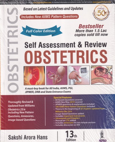 SELF ASSESSMENT & REVIEW OBSTETRICS | SAKSHI ARORA HANS | Jaypee