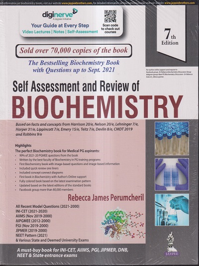 SELF ASSESSMENT AND REVIEW OF BIOCHEMISTRY | REBECCA JAMES PERUMCHERIL | Jaypee