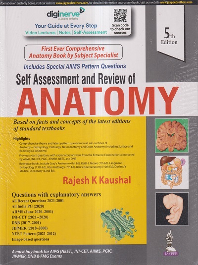SELF ASSESSMENT AND REVIEW OF ANATOMY | RAJESH K. KAUSHAL | Jaypee