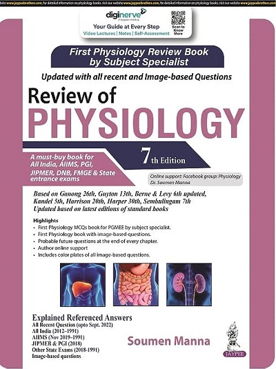 REVIEW OF PHYSIOLOGY | SOUMEN MANNA | Jaypee