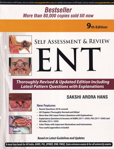 SELF ASSESSMENT & REVIEW ENT | SAKSHI ARORA HANS | Jaypee