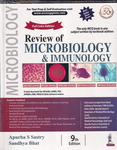 REVIEW OF MICROBIOLOGY & IMMUNOLOGY | APURBA S. SASTRY, SANDHYA BHAT | Jaypee