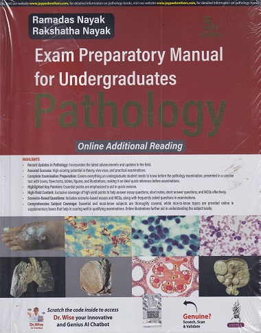 PATHOLOGY - EXAM PREPARATORY MANUAL FOR UNDERGRADUATES | K. RAMNARAYAN | Jaypee
