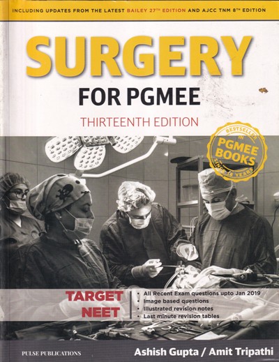 SURGERY FOR PGMEE | ASHISH GUPTA, AMIT TRIPATHI | Pulse