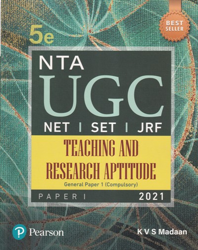 NTA UGC NET SET JRF - TEACHING AND RESEARCH APTITUDE | K. V. S. MADAAN | Pearson