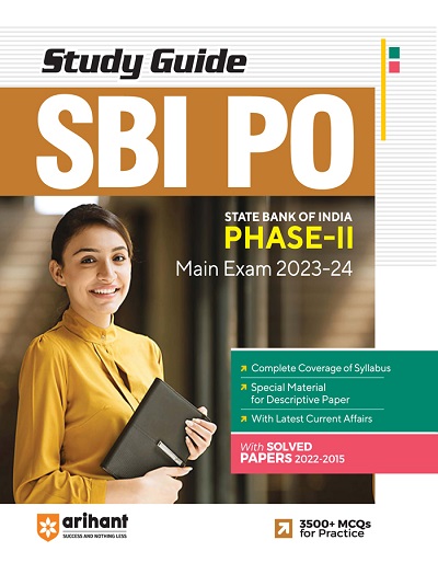 STUDY GUIDE SBI PO (State Bank Of India) Phase-II Mains Exam 2023-24 | Arihant Publications