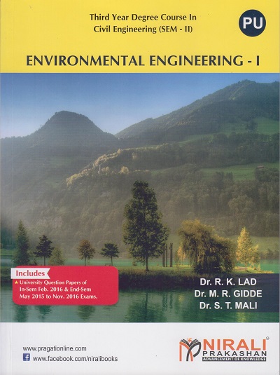 ENVIRONMENTAL ENGINEERING I | DR.R.K.LAD,DR.M.R.GIDDE,DR.S.T.MALI